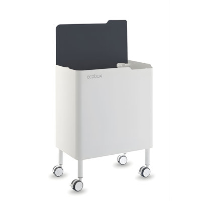 Steel Manual Lift Kitchen Trash Can - 10 Gallons