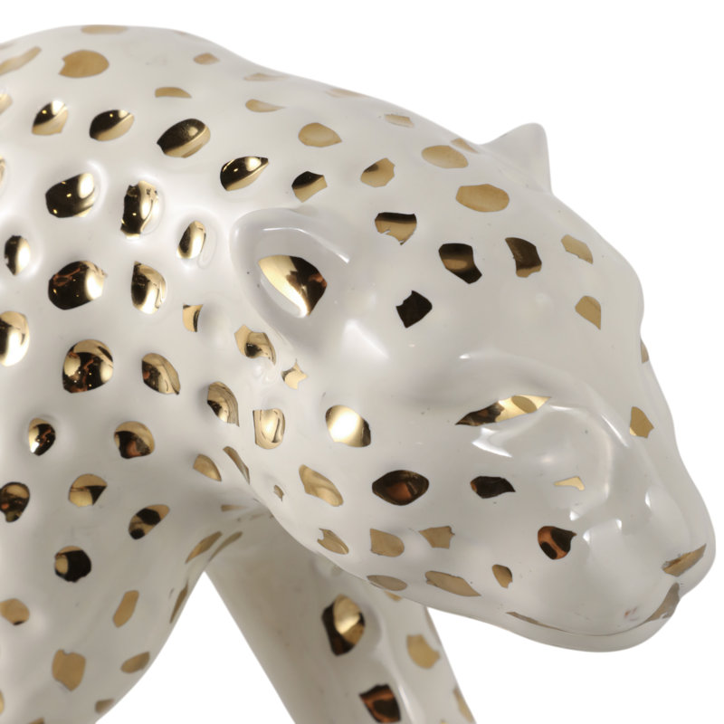 Sculpture de léopard Ankney Artistic Sculpture Home Decor