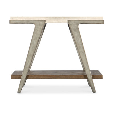 Commerce And Market Marble Top End Table