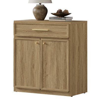 30" Wide Storage Sideboard With Drawer And Height-Adjustable Cabinet by Ebern Designs
