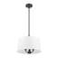 Luminaire suspendu / semi-encastré convertible 3 lumières Billet-100090069