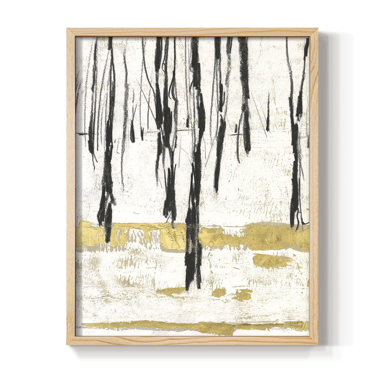 Gilded Winter II Framed Print - Solid Wood