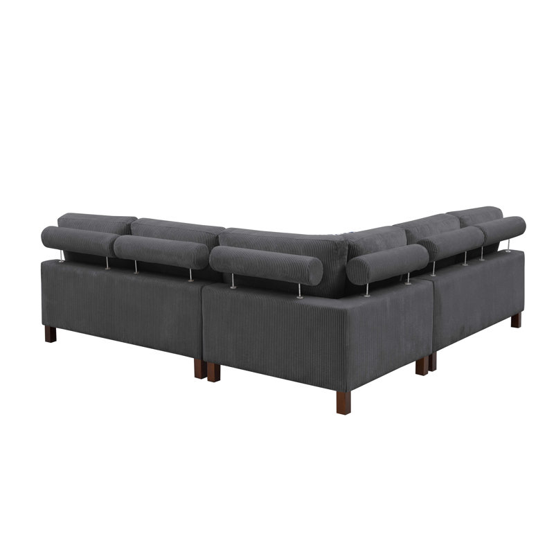 Soffie Corduroy Sectional Reversible