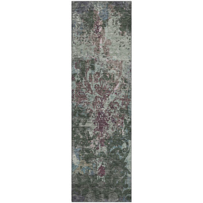 Premium Machine Washable Prisco Fern Rug