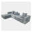 Convertible Modular Sectional Sofa Set Compression Sofa