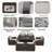 6 - Person Wicker Patio Dining Set with Rectangular Table , Cushions Included
