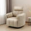 Fauteuil inclinable moderne en tissu beige
