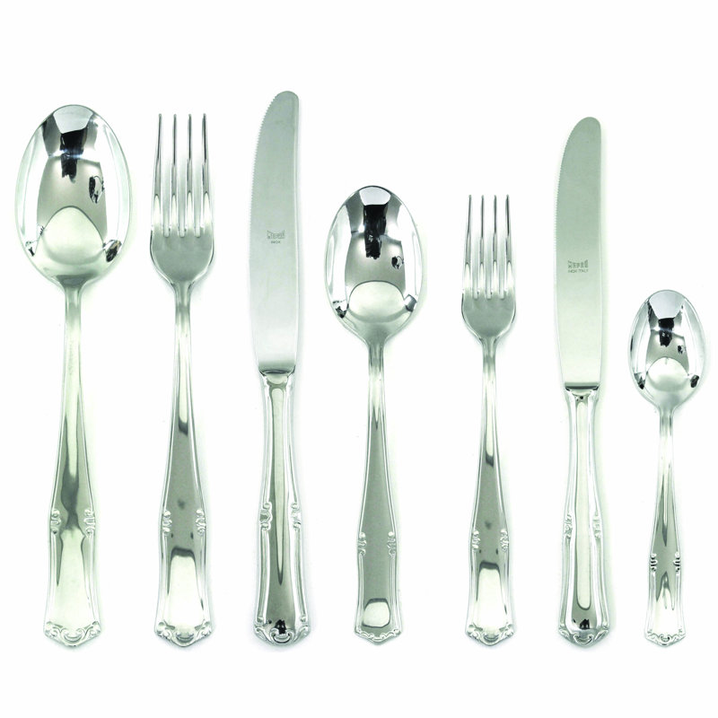 Bavaria 42 - Piece Stainless Steel Flatware Set - Service for 6