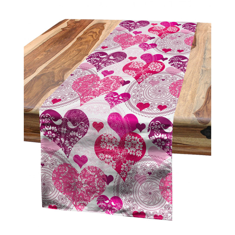 Hearts Table Runner