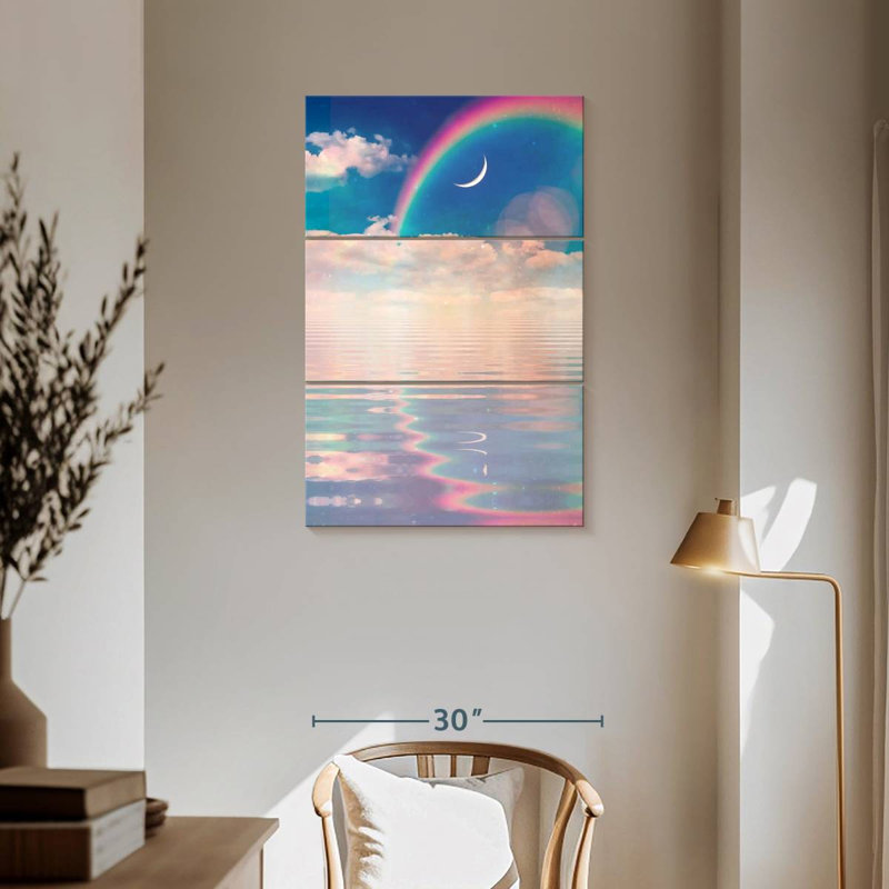 Kelan Rainbow Vibes, 57" H x 36" W