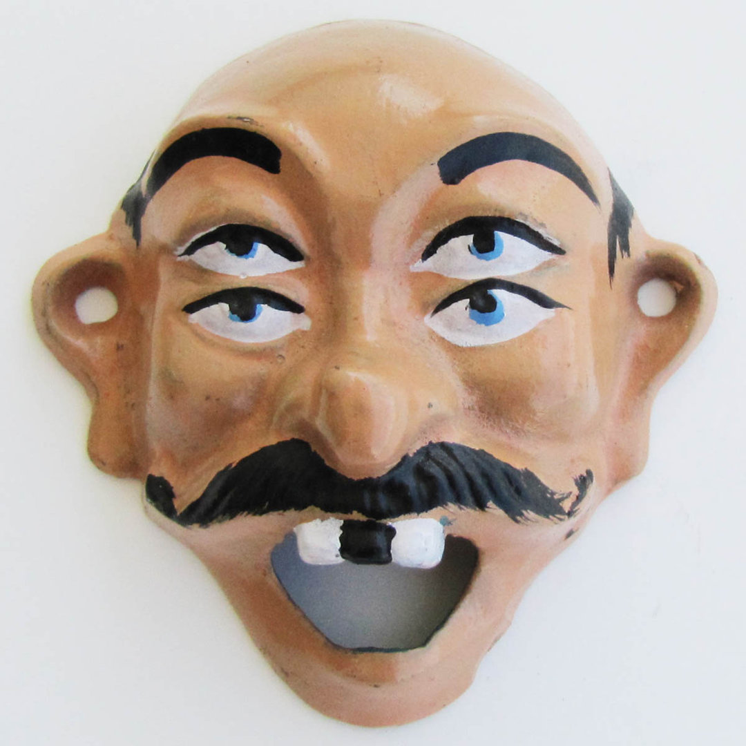 Celeste 4 Eyed Bald Man Bottle Opener World Menagerie