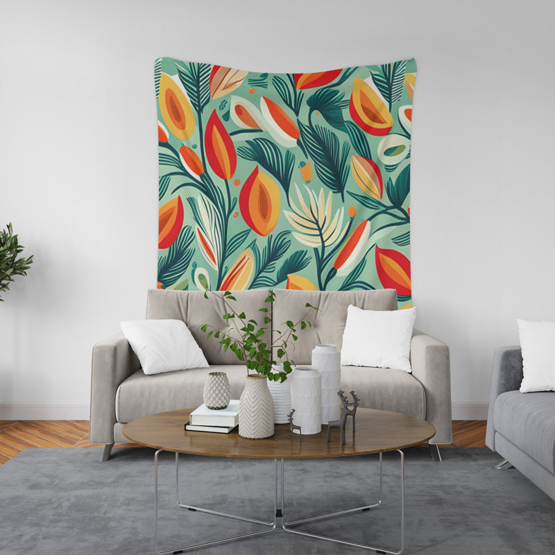 Tapisserie murale, H 60 po x l 51 po
