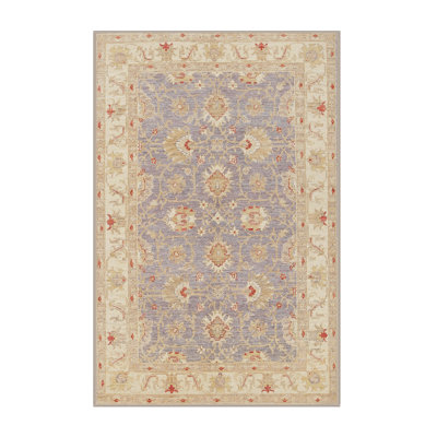 Tapis décoratif beige oriental terne