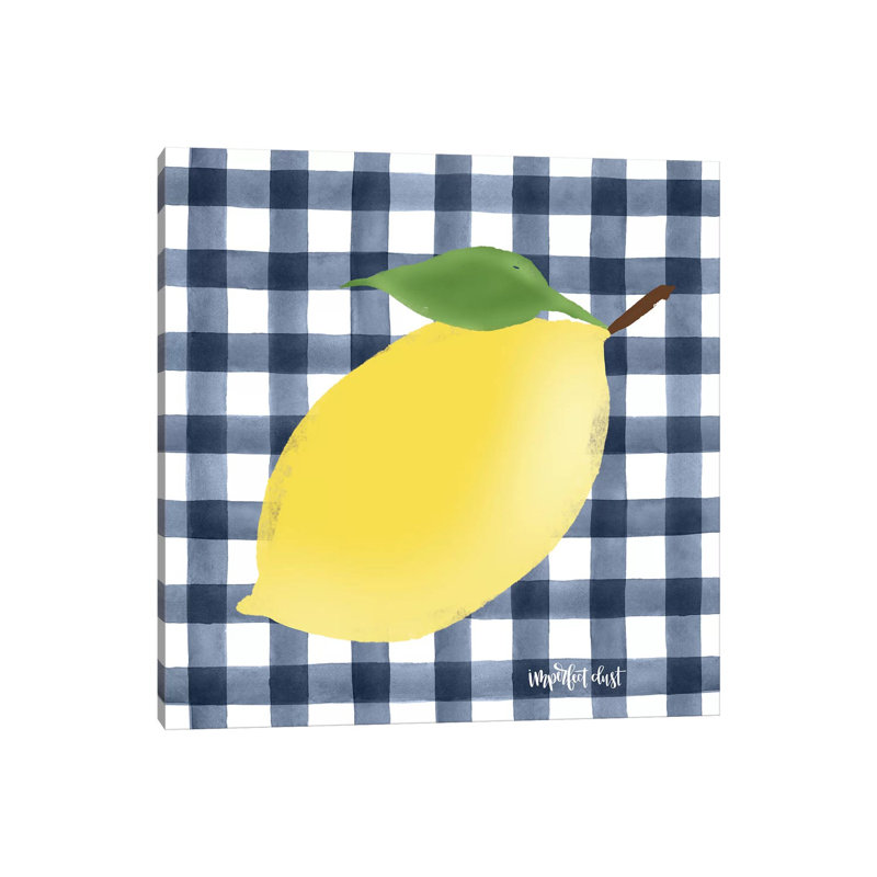 Lemon by Imperfect Dust - Wrapped Canvas Print, 30.48 cm H x 30.48 cm W
