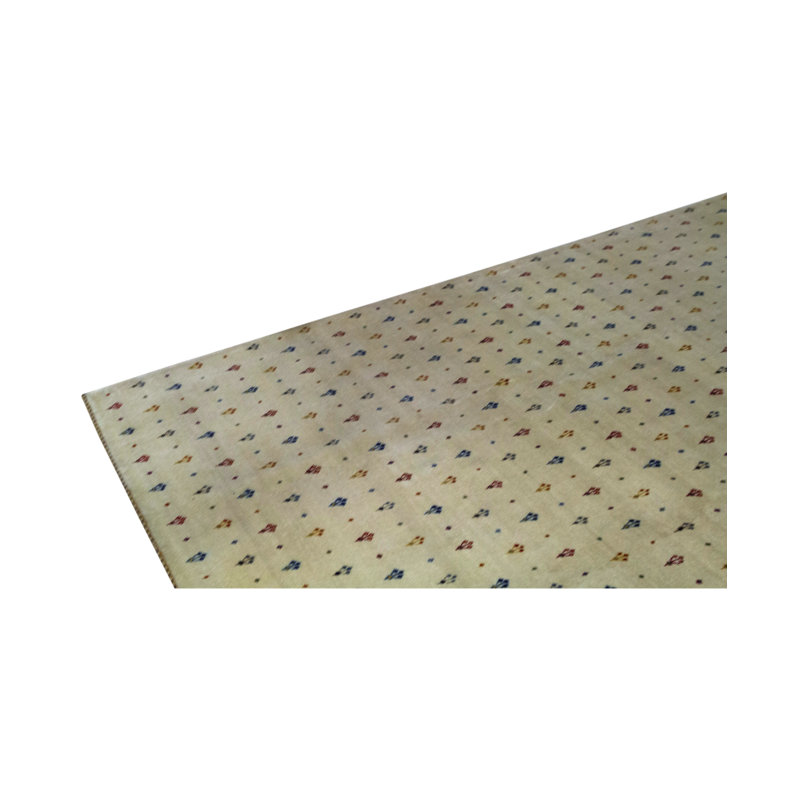 Tapis beige noué à la main de haute qualité