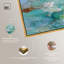 "Azure Tide IV", impression murale sur toile par Art Remedy, cadre doré, 45 x 30-1754860477-1754860480