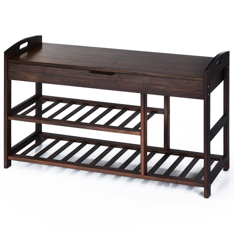 5 Pair Shoe Rack, Black