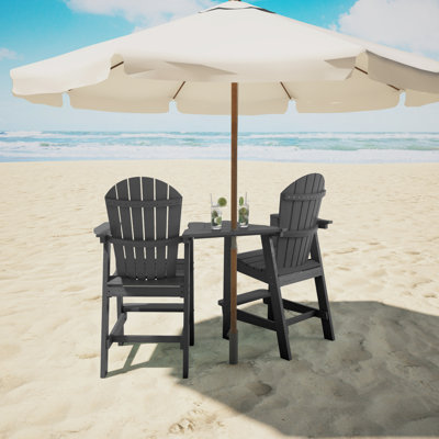 Bronya Wood Outdoor Stool