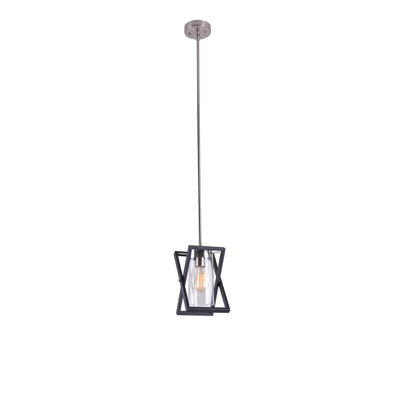 Luminaire suspendu géométrique unique 1 lumière