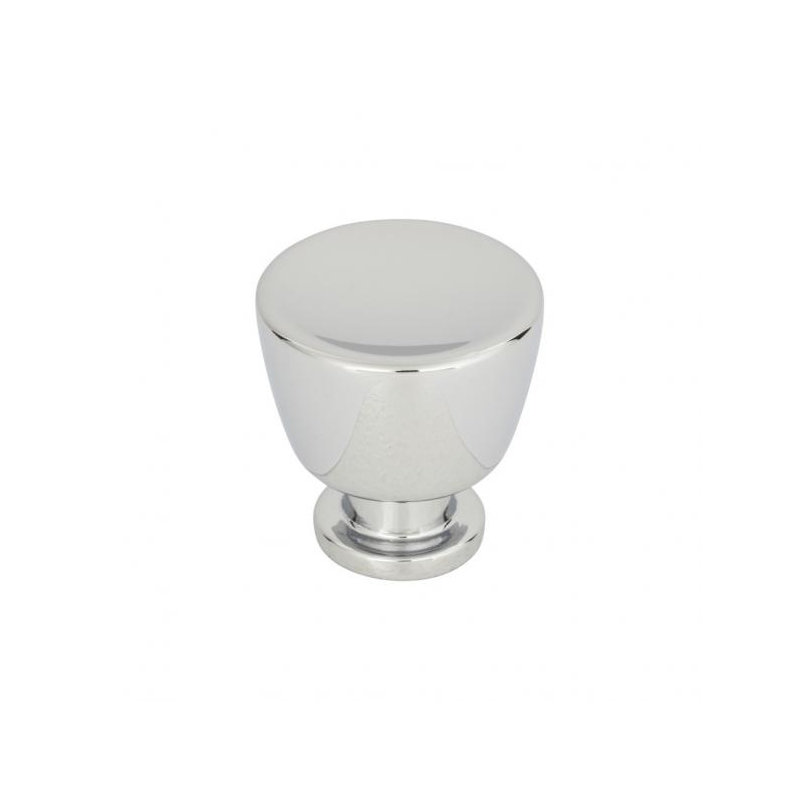 Tiki Hut 1 1/4" Diameter Round Knob, Polished Chrome, 1 1/8"