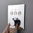 Pavia 22 Inch Chrome Wall Mount Waterfall Rain Shower System with Thermostatic LED Panel
