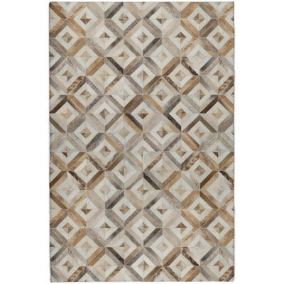 Premium Machine Washable Dream Shag ADS102 Diamonds Rug