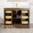 Ilsa 42"W X 18"D Bathroom Vanity With White Carrara Quartz Countertop And Undermount Porcelain Sink-2023305617