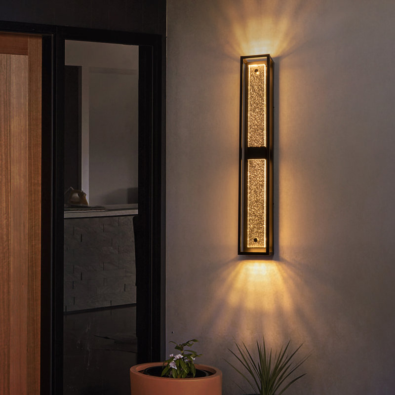 Bewley 1 - Light Dimmable LED Crystal Flush Mounted Sconce