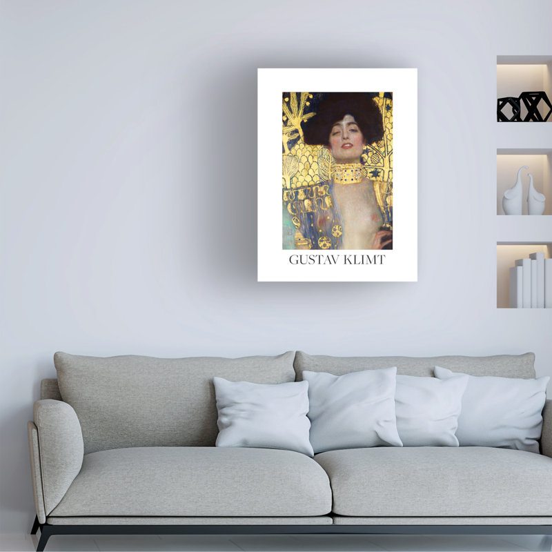 «Judith and the Head Of Holofernes», affiche sur toile, H 24 po x l 18 po x P 2 po