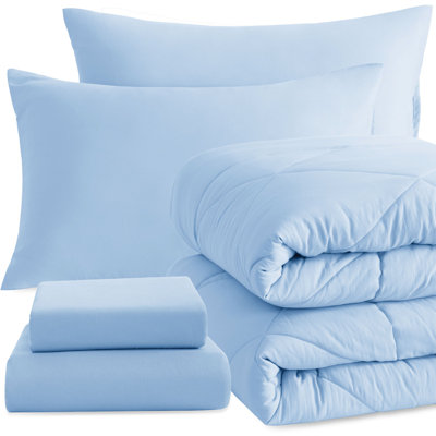 5PC All Season Microfiber Bedding Set