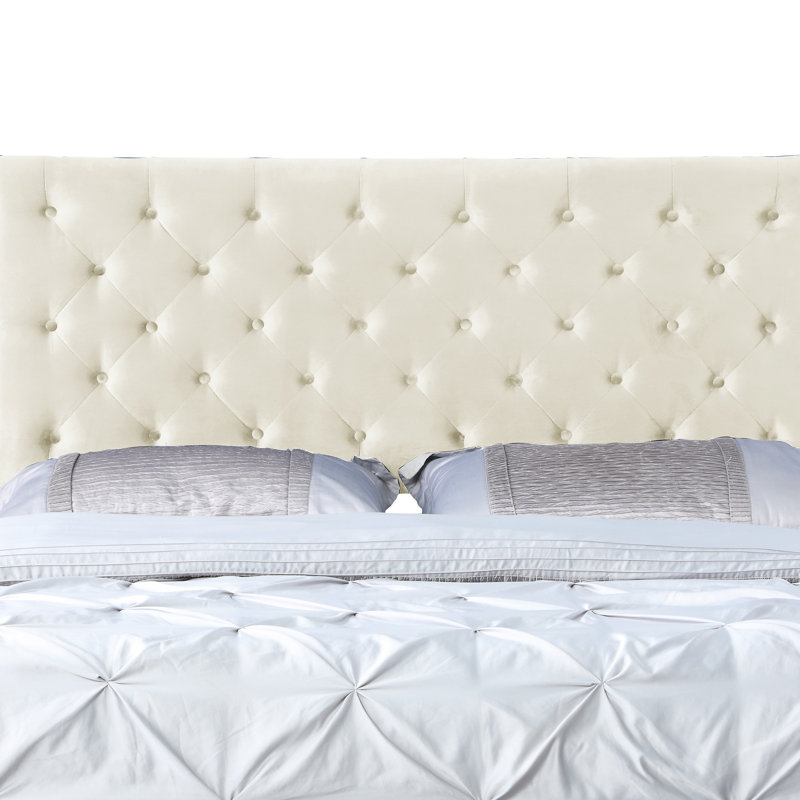 Daisy-Rae Upholstered Slat Bed, Beige, California King