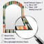 Miroir mural rétro multicolore-1011297803