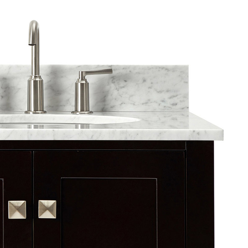 Ensemble de meuble-lavabo simple 37 po Flynt, Espresso