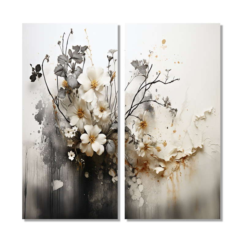 Tymeo - Boho abstrait, impressions sur toile, H 32 po x l 32 po, Toile tendue, Ne s’applique pas