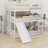 Triple Bed With Built-In Ladder,Slide And Guardrails-1929822897