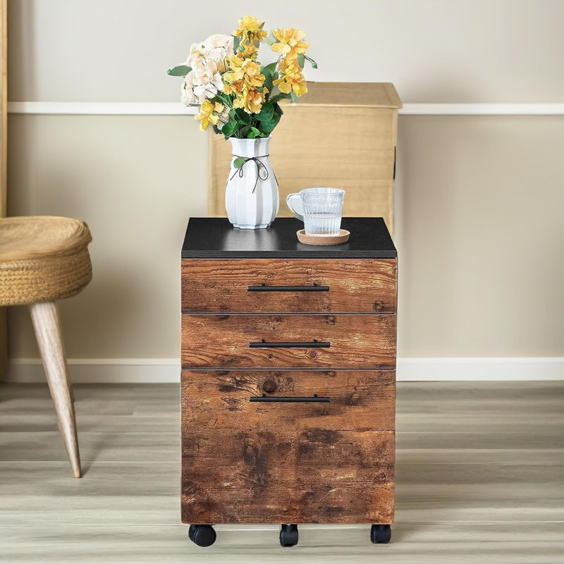 Calaw 40cm Wide Mobile File Cabinet