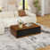 Xhevat Block Coffee Table with Storage, Fully Assembled