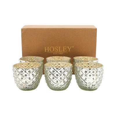 2.4'' H Glass Tabletop Votive Holder