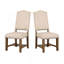 Mobilier de salle à manger rembourré beige clair