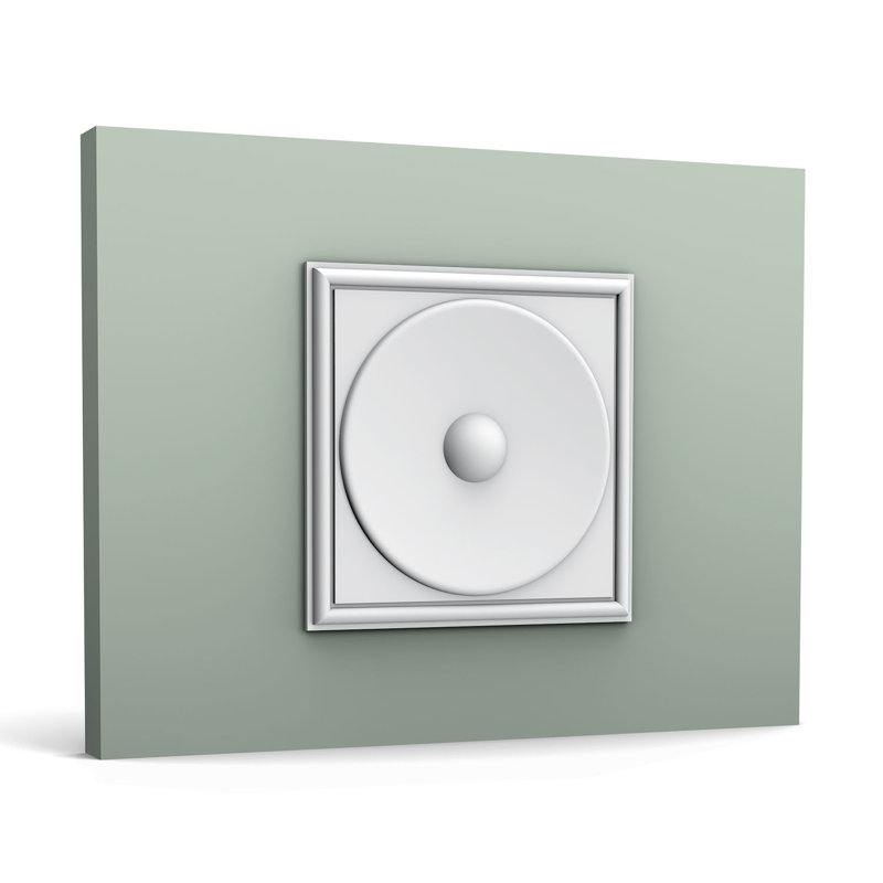 1 in x 1 ft x 1 ft Autoire Prime White Polyurethane 3D Decorative Wall Panel