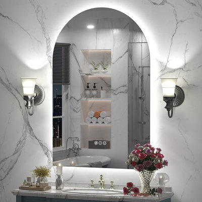Aevar LED Lighted Wall Mirror