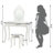 Milledgeville Kids Vanity Set with Mirror-143669143
