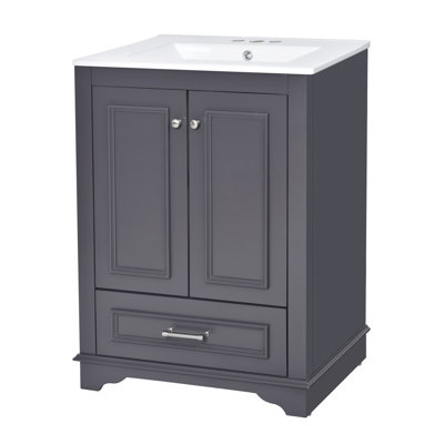 Meuble-lavabo 24 po avec lavabo en résine