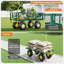 Chariot de jardin robuste en acier, chariot de jardin 3 en 1-117285969-117285973