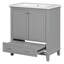 Meuble-lavabo 30 po avec lavabo en céramique-1135247028