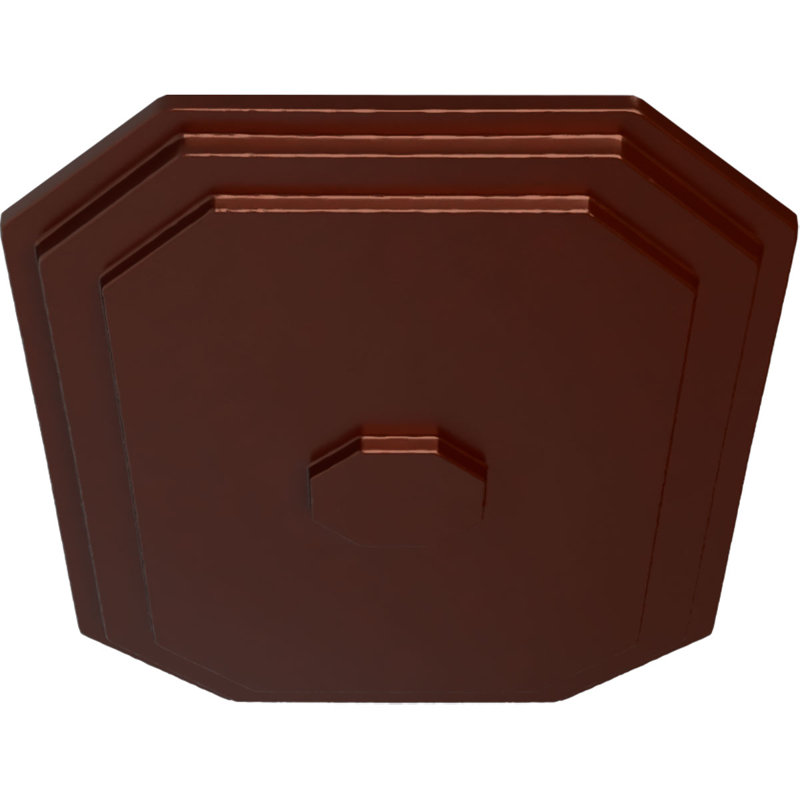Médaillon de plafond Endurathane Felix, l 25 1/4 po x H 17 1/4 po x P 1 3/4 po, finition cuivre antique peint à la main