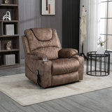 Mccartan 38'' Wide Vegan Leather Power Lift Assist Recliner