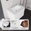 Meuble-lavabo flottant avec lavabo