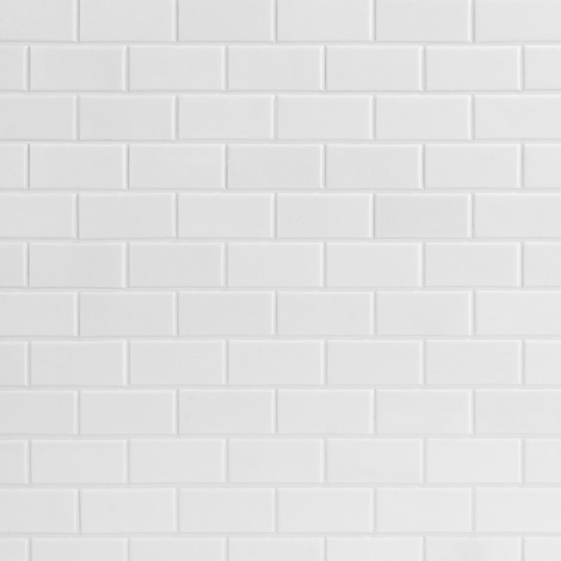 Thassos 2x4 Beveled Polished Marble Subway Tile