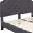 Aluino Arched Button Tufted Upholstered Platform Bed Frame - No Box Spring Required-395099096-395099100